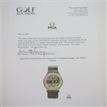 1960 PGA Championship at Firestone CC Contestant Badge - Jay Hebert Winner