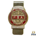 1961 PGA Championship at Olympia Fields CC Contestant Badge - Jerry Barber Winner