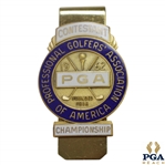 1962 PGA Championship at Aronimink GC Contestant Badge - Gary Player Winner