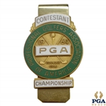 1964 PGA Championship at Columbus CC Contestant Badge - Bobby Nichols Winner