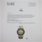 1964 PGA Championship at Columbus CC Contestant Badge - Bobby Nichols Winner