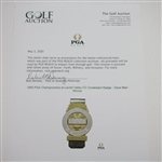 1965 PGA Championship at Laurel Valley CC Contestant Badge - Dave Marr Winner