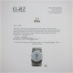 1979 PGA Championship at Oakland Hills CC Contestant Badge - David Graham Winner