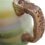 Classic Hand Painted Lady Golfers Scene with Decorative Handle - Nippon