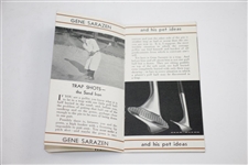 'Gene Sarazen and his pet ideas' Booklet by Ernest Heitkamp - 1932