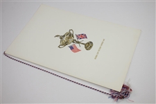 1967 Ryder Cup Matches at Champions Golf Club Victory Dinner Menu