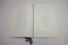 1967 Ryder Cup Matches at Champions Golf Club Victory Dinner Menu