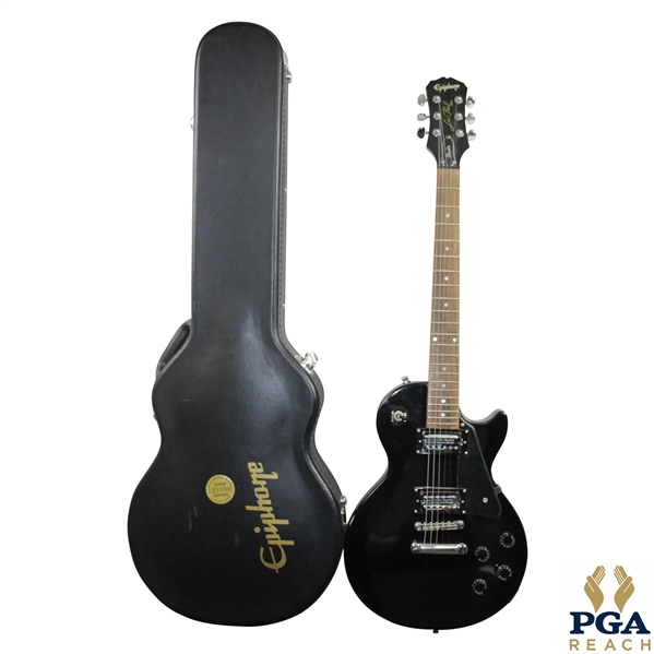 Les Paul Epiphone Electric Guitar Presented By Shaun Micheel (03 PGA Champ) At The 2004 PGA Champions Dinner
