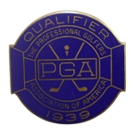 1939 PGA Championship at Pomonok CC Contestant Badge - Henry Picard Winner