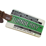 Vintage Turnberry Seaside Golfing Hotel Bag Tag with Original Strap Intact