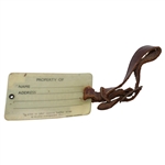 Vintage Turnberry Seaside Golfing Hotel Bag Tag with Original Strap Intact