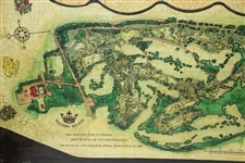 1981 The Ryder Cup at Walton Heath Signed By Both Teams James Izatt Topographical Map JSA ALOA