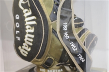 Arnold Palmer's 50th Masters Appearance Lt Ed Commemorative Callaway Mini Golf Bag - April 2004