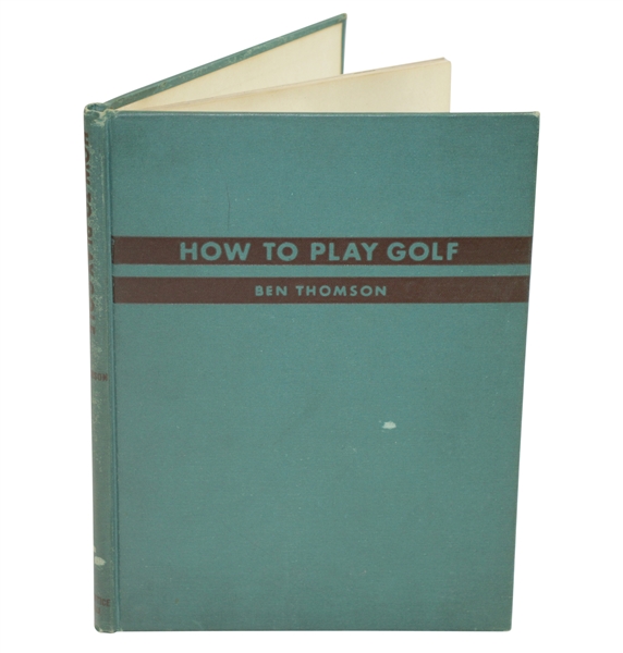 1945 How To Play Golf Book by Yale Golf Coach Ben Thomson