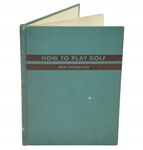 1945 How To Play Golf Book by Yale Golf Coach Ben Thomson
