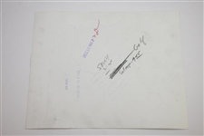 Jack Nicklaus 1961 AP Wire Photo from First Match as a Professional