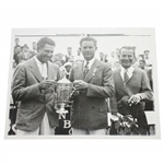 Olin Dutra 1934 AP Wire Photo of US Open Trophy Presentation with USGA President Jacques