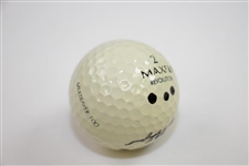 Hall of Famer JoAnne Carner Signed Match Used MaxFli Logo Golf Ball JSA ALOA