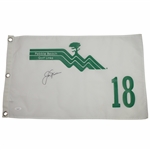 Jack Nicklaus Signed Pebble Beach Golf Links 18 Logo Flag FULL JSA #BB15068