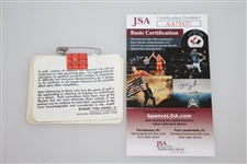Bernhard Langer Signed 1993 Masters Series Badge #A10259 JSA #AA73157