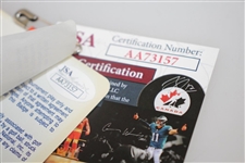 Bernhard Langer Signed 1993 Masters Series Badge #A10259 JSA #AA73157