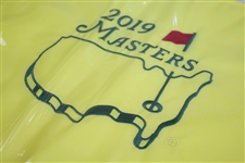 2019 Masters Tournament Embroidered Flag - Tiger's 5th Green Jacket! - Unopened