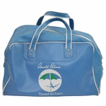 Arnold Palmer Signature Logo Lt Blue United Air Lines Duffel Bag