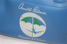 Arnold Palmer Signature Logo Lt Blue United Air Lines Duffel Bag