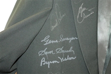 Impressive Multi-Signed Dark Green Men's Blazer With 34 Masters Champions Autographs! JSA ALOA