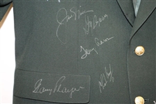 Impressive Multi-Signed Dark Green Men's Blazer With 34 Masters Champions Autographs! JSA ALOA