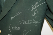 Impressive Multi-Signed Dark Green Men's Blazer With 34 Masters Champions Autographs! JSA ALOA