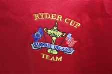 Mark Calcavecchia's 1991 Ryder Cup USA Team Issued Red Short Sleeve Shirt - XXL