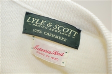 Mark Calcavecchia's 1991 Ryder Cup USA Team Issued Red/White/Blue Cashmere Sweater