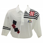Mark Calcavecchias 1991 Ryder Cup USA Team Issued Fancy Short Sleeve Shirt - XXL