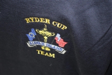 Mark Calcavecchia's 1991 Ryder Cup USA Team Issued Dark Blue Short Sleeve Shirt - XXL