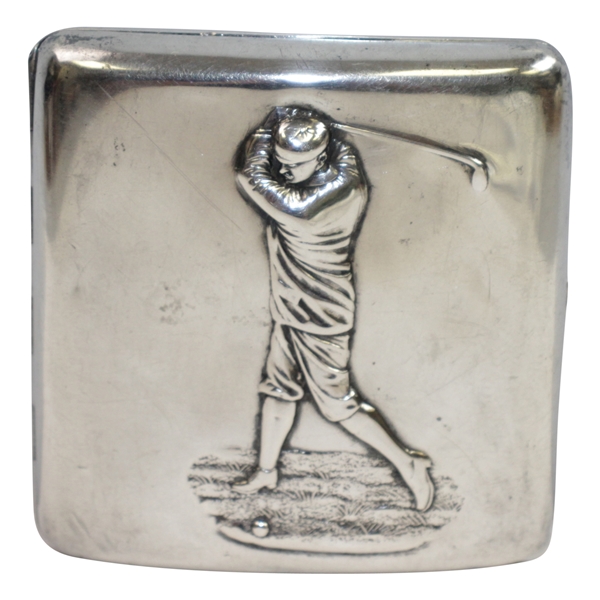 1901-02 Upper India Golf Challenge Shield Sterling Silver Cig. Holder Runner-Up Prize 