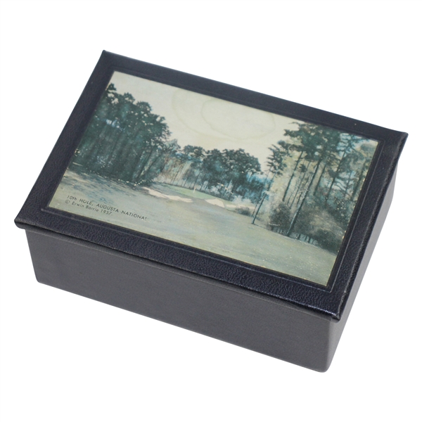 1957 Augusta National Golf Club Box Feat 10th Hole by Artist Erwin Barrie
