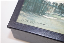 1957 Augusta National Golf Club Box Feat 10th Hole by Artist Erwin Barrie