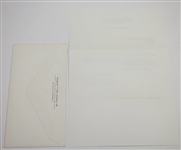 Bobby Jones Signed 9/20/1961 Letter to R&A Captain Thomas Fothringham JSA ALOA