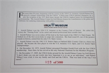 USGA Museum Ltd Ed Five Arnold Palmer Commemorative Victory Coins in Original Box with Cert