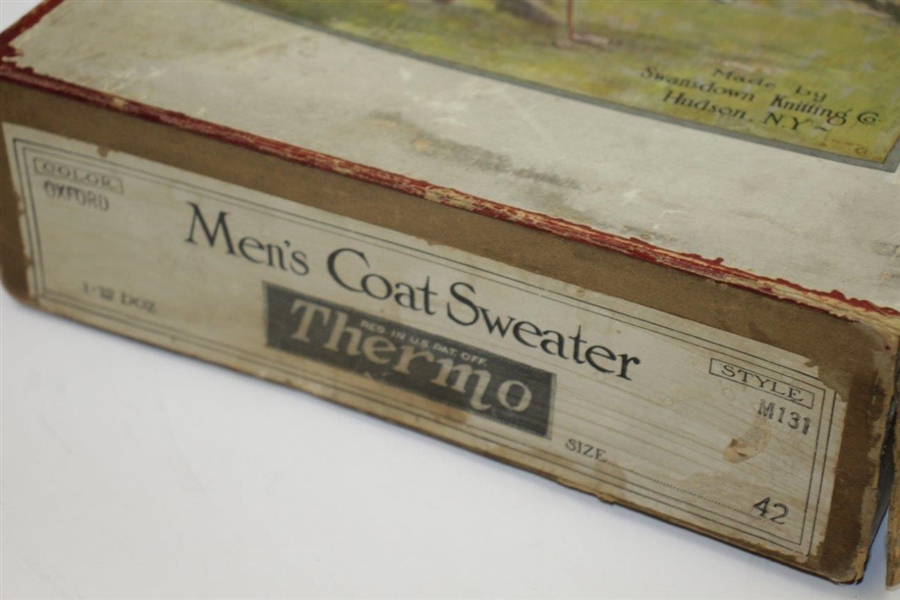 Vintage Thermo Men's Coast Sweater Made by Swansdown Knitting Complete Box