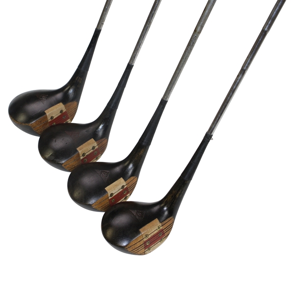 Set of Four MacGregor M75 Eye-O-Matic Tourney Woods