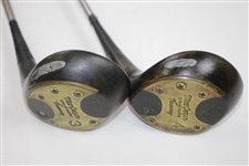 Set of Four MacGregor M75 Eye-O-Matic Tourney Woods