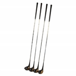 Set of Four MacGregor M75 Eye-O-Matic Tourney Woods