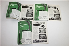 Five Vintage Golfdom Magazines - February 1940(x3), July 1941, & June 1955