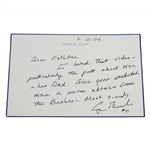 President George Bush #41 Hand-Written & Signed Note to Kathleen Venturi with Envelope JSA ALOA