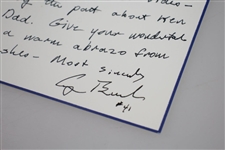 President George Bush #41 Hand-Written & Signed Note to Kathleen Venturi with Envelope JSA ALOA