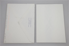 President George Bush #41 Hand-Written & Signed Note to Kathleen Venturi with Envelope JSA ALOA