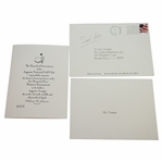 Ken Venturi's 2003 Augusta National Golf Club Masters Tournament Invitation with Envelope