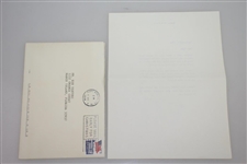 Ben Hogan's Hand Signed 1994 Letter Thanking Ken Venturi For His Work On The Hogan MystiqueJSA ALOA